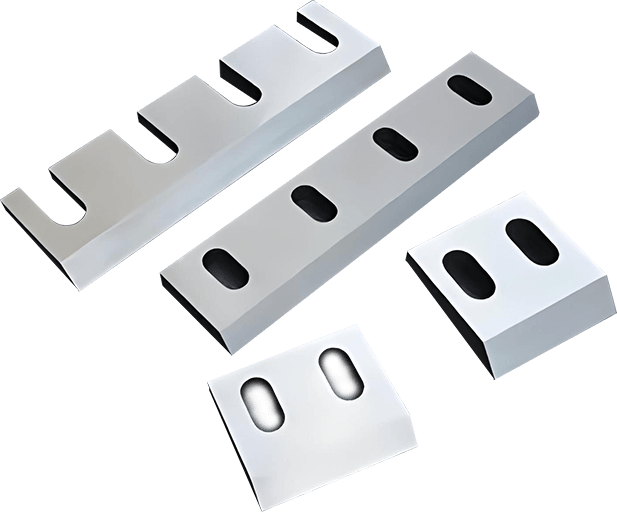 Curved cutting edge blade