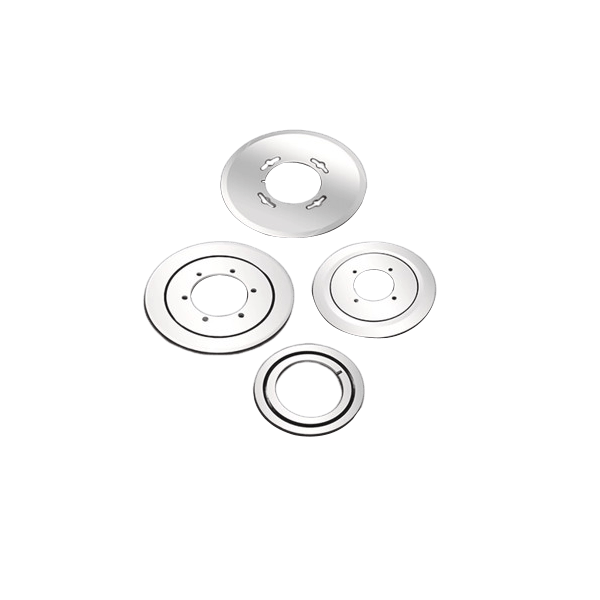 Rewinder upper circular knives